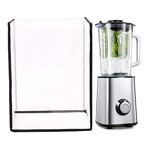 Clear Kitchen Blender Dust Cover,Blender Covers Compatible with Ninja Foodi Blender,Blender Covers For kitchen Appliance Covers,Blender Cover with Accessory Pocket.Juice Cover Gift For Women.