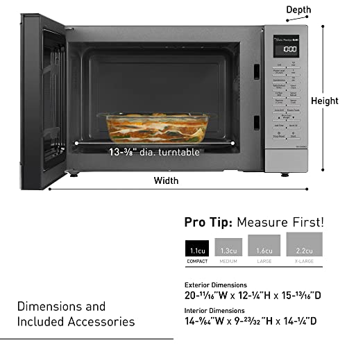 Panasonic 27” Microwave Trim Kit for Panasonic 1.1 cu ft Microwave Ovens – NN-TK623G (Stainless Steel)