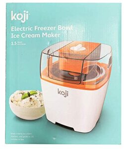 koji electric freezer bowl ice cream maker – 1.5 quart