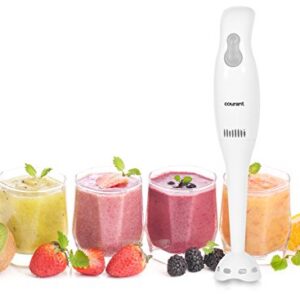 Courant CHB-2001 Hand Blender with 200W Power Immersion Blender, White