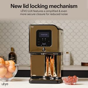 LEVO Lux - Premium Herbal Oil Infusion Machine - Botanical Extractor - Herb Dryer, Decarboxylator, & Oil Infuser - Gourmet Edible Infusion Maker - For Infused Gummies, Brownies & More - Black