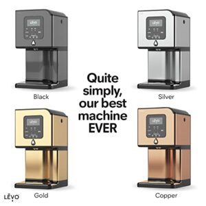 LEVO Lux - Premium Herbal Oil Infusion Machine - Botanical Extractor - Herb Dryer, Decarboxylator, & Oil Infuser - Gourmet Edible Infusion Maker - For Infused Gummies, Brownies & More - Black