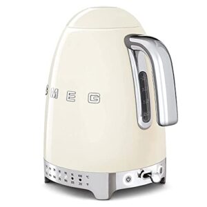 Smeg Cream Stainless Steel 50's Retro Variable Temperature Kettle