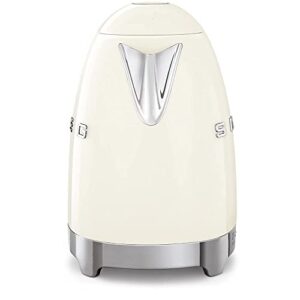 Smeg Cream Stainless Steel 50's Retro Variable Temperature Kettle