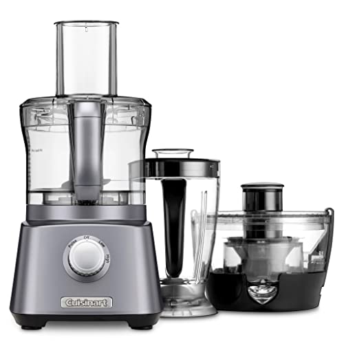 Cuisinart CFP-800 Kitchen Central 3-in-1 Food Processor, Gun Metal