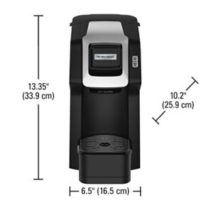 Hamilton Beach Commercial HDC311 Single-Serve Hospitality Coffee Maker, Black, 10.2 x 13.35 x 6.5 in