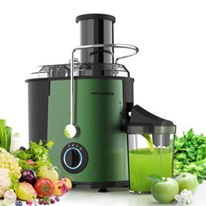 mama’s choice juicer machine, 800w juice extractor with 3” big mouth, 3 speed centrifugal juicer for whole fruit vegetable, easy to clean, non-slip feet, bpa-free