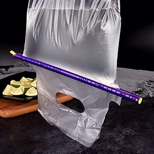 HOSEH 14 pcs Bag Sealer rod stick | Stick style rod clip | 2 Practical Length 11 & 9 inches | Eco-friendly Airtight Watertight & Leakproof | Reusable & Easy for Storage – No food contact (14)