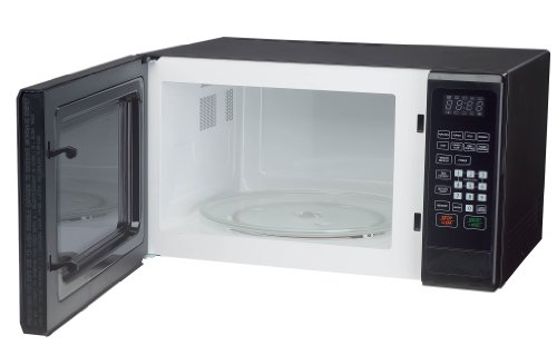 Magic Chef Black 1.1 Cu. Ft. 1000W Countertop Microwave Oven with Push-Button Door