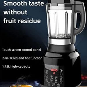 Blender for Kitchen, Nut Milk Maker Machine,Smoothie Maker,Food Processor, Baby Food Blender,Juicer,Professional-Grade, with Heating Function and Timer 1200W for Shakes and Smoothies, Crushing Ice,Soup, Fish, Fruit and Vegetable Juice, Baby Food, Soybean