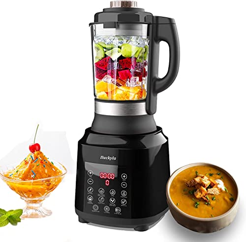 Blender for Kitchen, Nut Milk Maker Machine,Smoothie Maker,Food Processor, Baby Food Blender,Juicer,Professional-Grade, with Heating Function and Timer 1200W for Shakes and Smoothies, Crushing Ice,Soup, Fish, Fruit and Vegetable Juice, Baby Food, Soybean