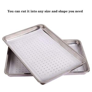 5 Pieces Square Silicone Dehydrator Sheets,15.7" x 15.7" Non-stick Fruit Dehydrator Mats,Reusable Steamer Mesh Mat Baking Mats for Fruit Dryer