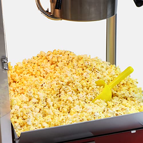 Paragon Theater Pop 8 Ounce Popcorn Machine for Professional Concessionaires Requiring Commercial Quality High Output Popcorn Equipment, Red