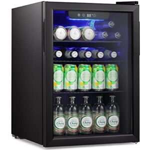 zafro wine cooler refrigerator 120 cans for drink or wine low noise noble black freestanding wine refrigerator for appartment or kitchen