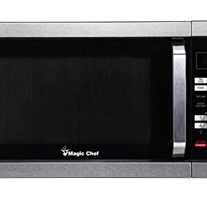 Magic Chef MCM1611ST 1100W Oven, 1.6 cu.ft, Stainless Steel Microwave