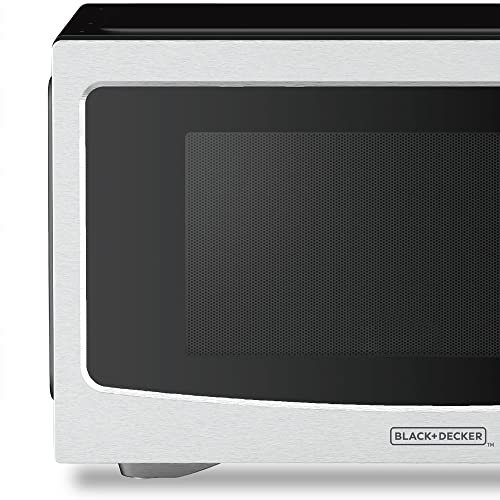 Black and Decker 1.0 Cubic Foot Stainless Steel 5-in-1 Countertop Microwave w/Air Fryer Microwave Combo, Convection, Broil, Bake, and 12.4" Turntable