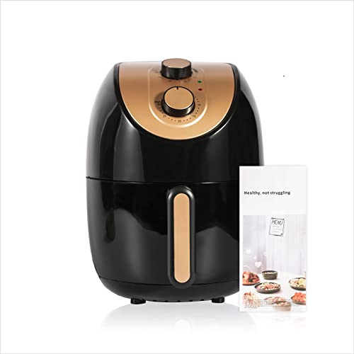 4-QT Electric Air Fryer - Double Knob Operation Oilless Air Fryers, Reduce Grease Cooks Air Fryer, Easy to Clean Air Fryer, Can Make French Fries, Fried Chicken Wings, Grilled Fish, Fried Steak