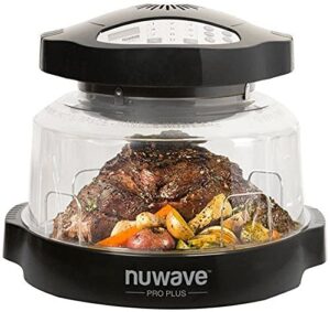 nuwave (renewed) oven pro plus countertop convection oven with triple combo cooking power