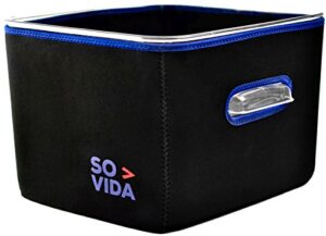 so-vida sous vide container sleeve for the rubbermaid 12 quart (18 & 22 qt available) – protects your work surfaces and saves you electricity from increased insulation