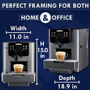 LAVAZZA Coffee Maker Omnia, Single Serve Espresso Machine with BLUE Top Class 100 ct, for Office Kitchen & Big Home