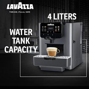 LAVAZZA Coffee Maker Omnia, Single Serve Espresso Machine with BLUE Top Class 100 ct, for Office Kitchen & Big Home