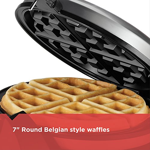 BLACK+DECKER Flip Waffle Maker, Silver, WM1404S