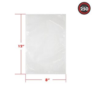 UltraSource - 700812-250 Vacuum Chamber Pouches, 8 x 12, 3 mil (Box of 250)