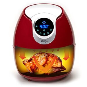 Power Air Fryer XL (3.4 QT Deluxe, Red)