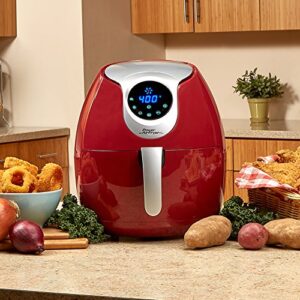 Power Air Fryer XL (3.4 QT Deluxe, Red)