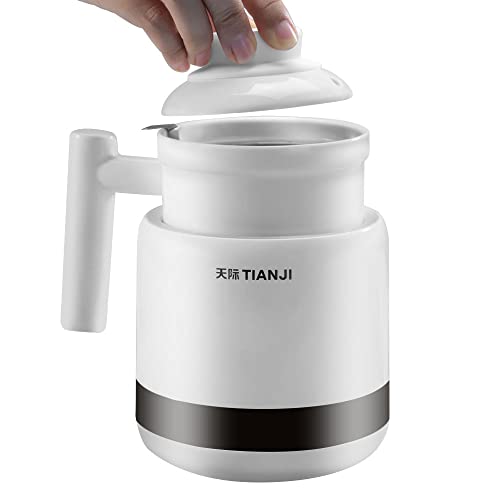 TIANJI DGD06-06BD Mini Ceramic Electric Stew Health Pot, Smart Appointment Automatic Multi-function Slow Cooker, 600ml