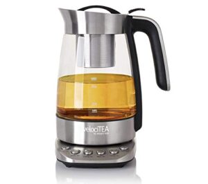 electric tea maker with variable-temperature settings and keep-warm feature