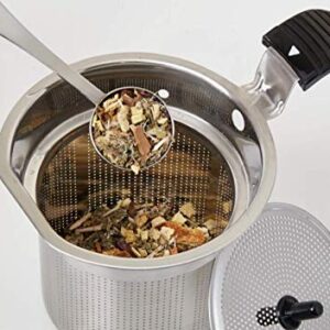 Electric Tea Maker With Variable-Temperature Settings and Keep-Warm Feature