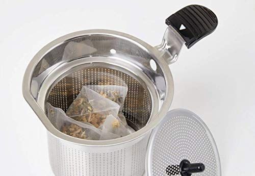 Electric Tea Maker With Variable-Temperature Settings and Keep-Warm Feature