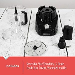 3-in-1 Easy Assembly 8-Cup Food Processor, Black, FP4150B