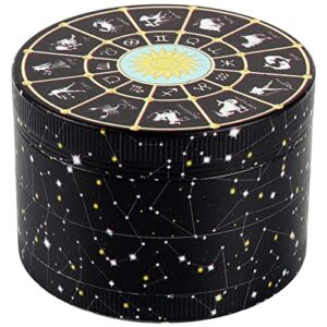 2.5 inch cartoon spice grinder ( black constellation)