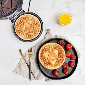 Uncanny Brands Dungeons & Dragons Waffle Maker - 20 Sided Die on Your Waffles