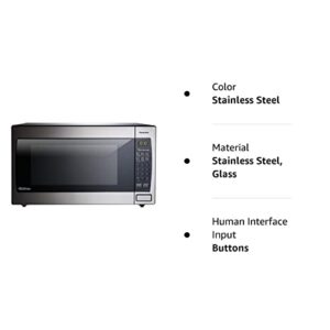 Panasonic 2.2 Cu. Ft. 1250W Genius Sensor Countertop/Built-in Microwave Oven with Inverter Technology