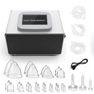 unsvorns vacuum therapy machine, bbl machine, upgrade version touch screen vacuum cupping massager with 24 vacuum cups and 3 pumps