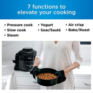 Ninja Foodi 7-in-1 Pressure, Slow Cooker, Air Fryer and More, with 5-Quart Capacity and 15 Recipe Book Inspiration Guide, and a High Gloss Finish