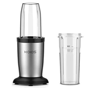 koios 850w smoothie blender with extra 20oz cup for shakes and smoothies, 12 pieces personal blenders for kitchen ice,