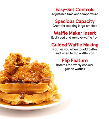 Gourmia GAFW598 2 in 1 - 5-Quart Digital Air Fryer + Waffle Maker