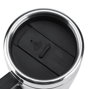 Car Heating Cup,Car Electric Heating Cup Kettle 12V/24V 300ml Car Electric Coffee Tea Water Mug Vehicle Heating Drinking Cup Bottle(24V)