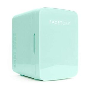 facetory portable mint beauty fridge (10-l / 12 can) with heat and cool capacity