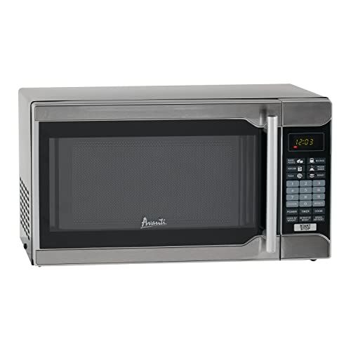 Avanti MO7103SST Counter Top Microwave Oven 0.7 Cu. Ft. Black/Stainless Steel