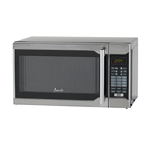 Avanti MO7103SST Counter Top Microwave Oven 0.7 Cu. Ft. Black/Stainless Steel