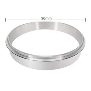 JIAWANSHUN Aluminum Cup Ring for Cup Sealer Machine of 90mm Diameter Sealing Ring for Cup Sealing Machine Accessories (Seal Plastic & Paper Cup)