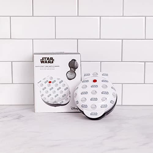 Uncanny Brands Death Star Mini Waffle Maker - Star Wars Small Kitchen Appliance