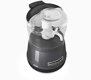 kitchenaid kfc3511qg 3.5-cup food chopper – liquid graphite (renewed) certified refurbished