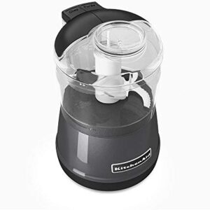 KitchenAid KFC3511QG 3.5-Cup Food Chopper - Liquid Graphite (RENEWED) CERTIFIED REFURBISHED