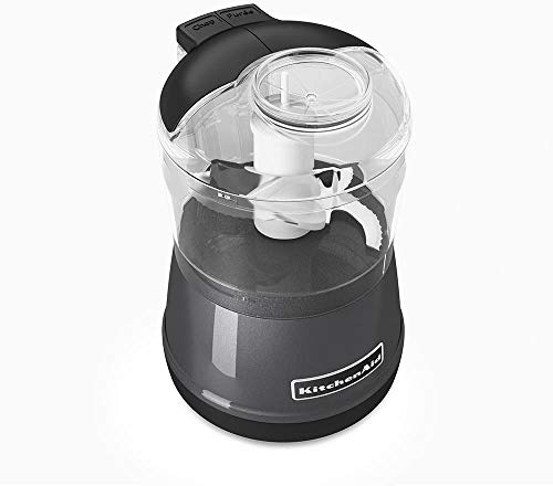 KitchenAid KFC3511QG 3.5-Cup Food Chopper - Liquid Graphite (RENEWED) CERTIFIED REFURBISHED